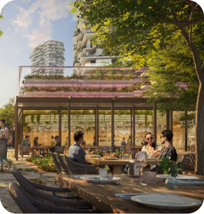 Ghaf Woods Outdoor Terrace Dining