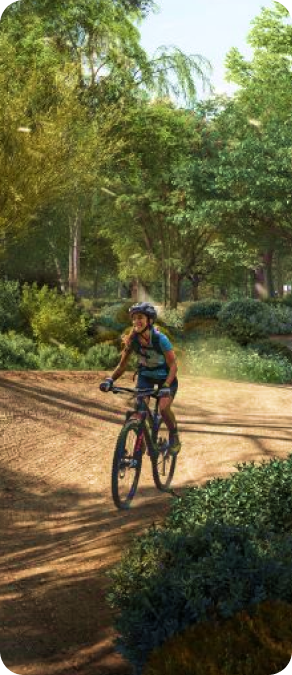 Ghaf Woods Cycling Path