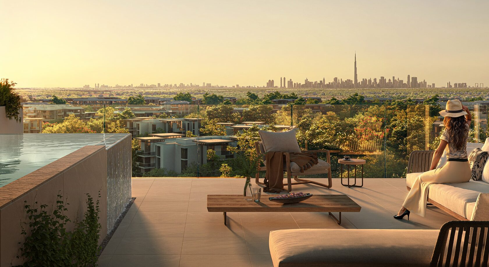Ghaf Woods Terrace View